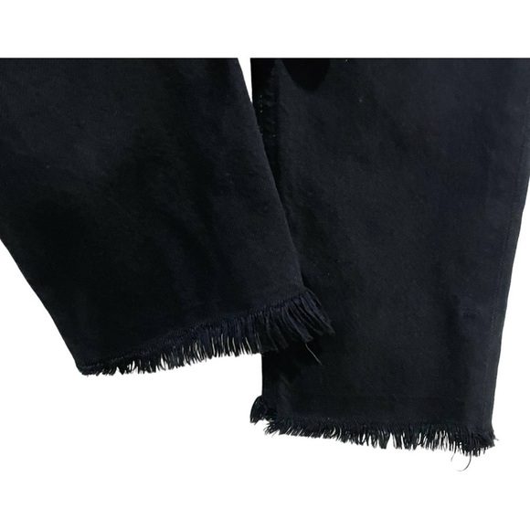 Agolde Riley High Rise Raw Hem Cropped Jeans, Size 23 - Picture 5 of 9